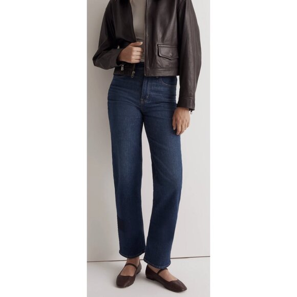 Madewell Denim - MADEWELL The Perfect Vintage Wide-Leg Jean in Chartwood Wash Size 27 Preppy